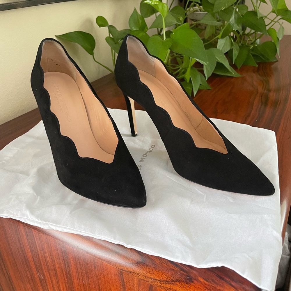 Club Monaco Kendally suede pumps